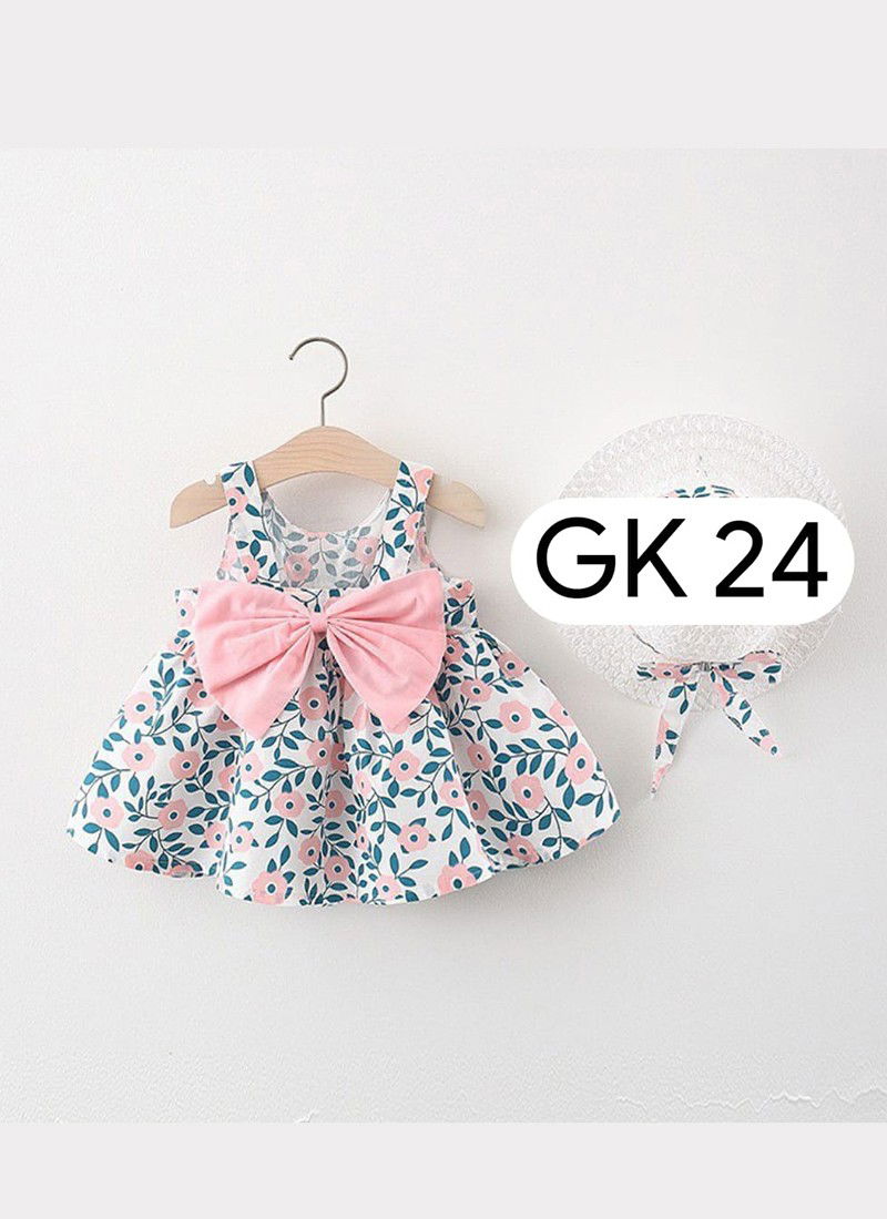 Multi Colour GURUKRUPA Fancy Stylish Party Wear Girls Kids Colllection GK-24
